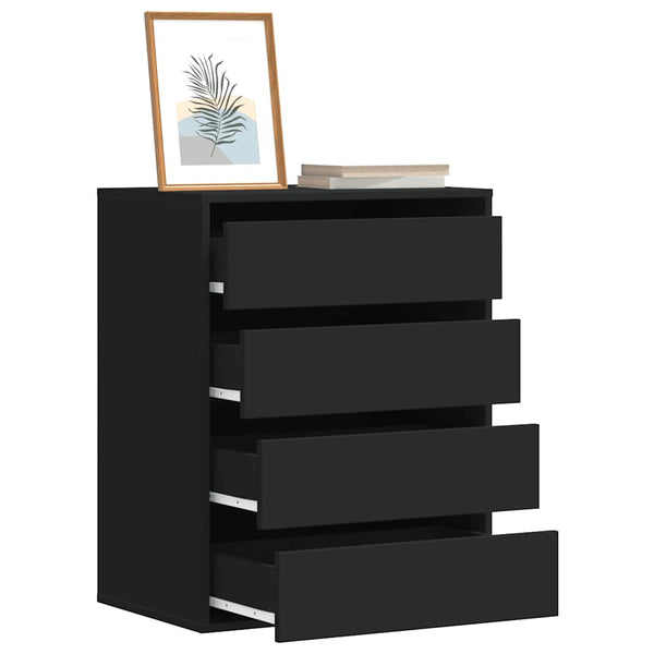 Schwarze Kommode 60x41x76 cm