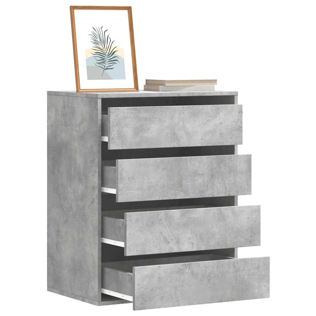 Kommode Betongrau 60x76 cm
