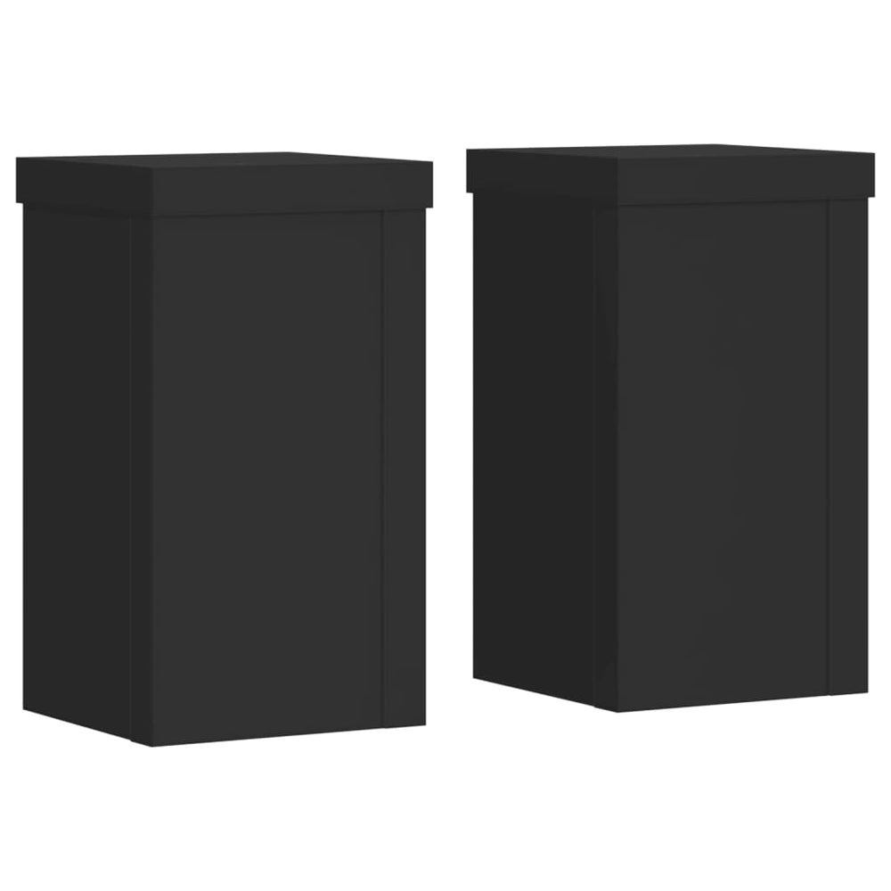 Pflanzenständer 2er Set, Schwarz, 18cm