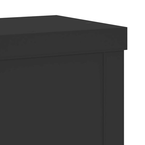 Pflanzenständer 2er Set, Schwarz, 18cm