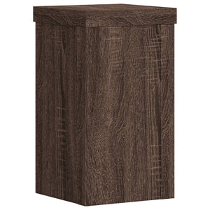 Pflanzenständer 2er Set Braun Eiche 18cm