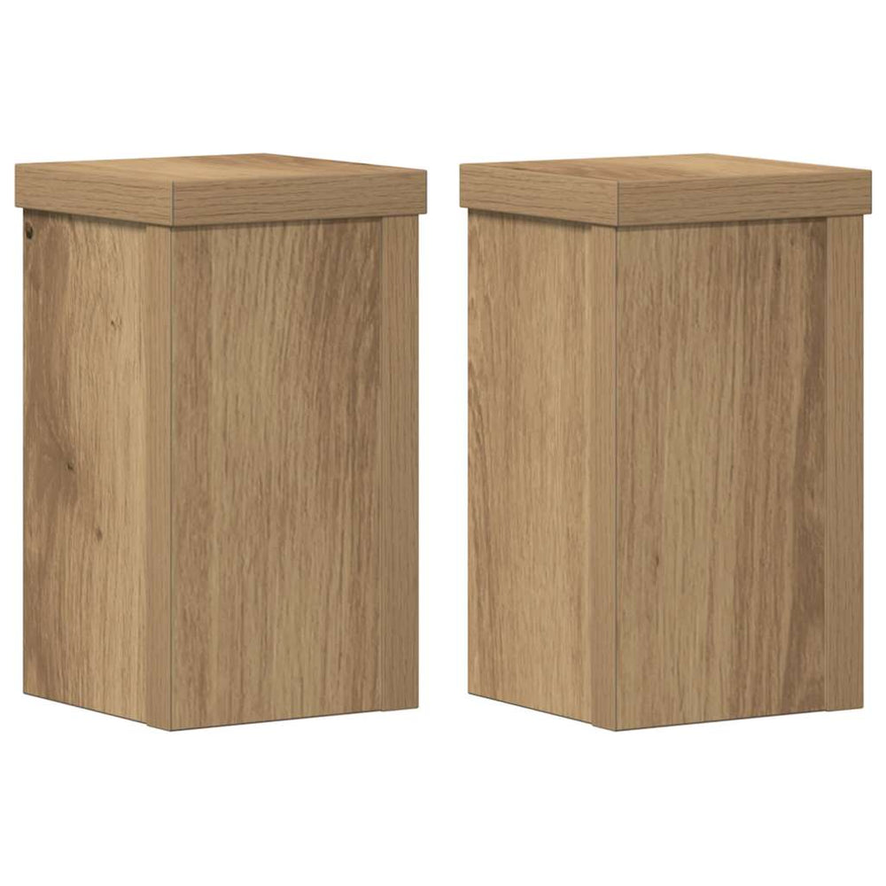 Pflanzenständer 2er Set Eiche 18cm