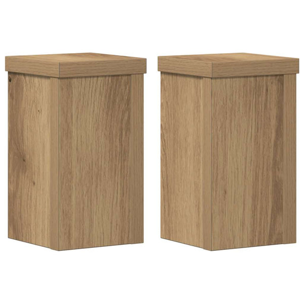 Pflanzenständer 2er Set Eiche 18cm