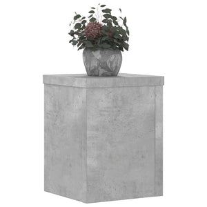 Betongraue Pflanzenständer, 2er-Set