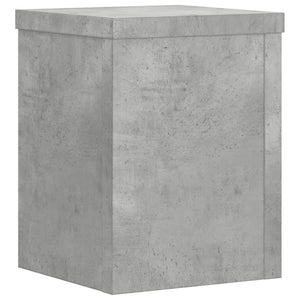 Betongraue Pflanzenständer, 2er-Set