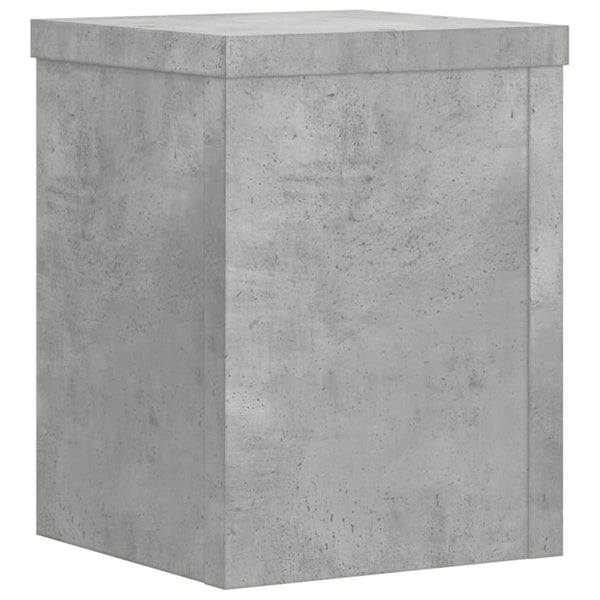 Betongraue Pflanzenständer, 2er-Set