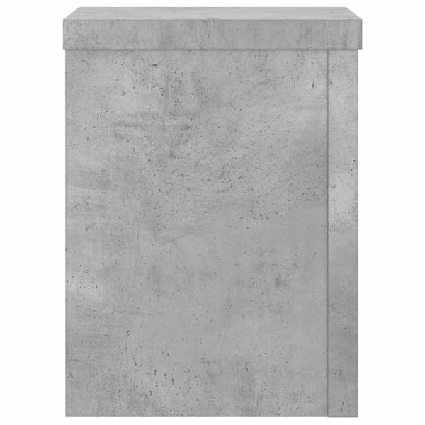 Betongraue Pflanzenständer, 2er-Set