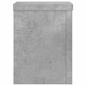 Betongraue Pflanzenständer, 2er-Set
