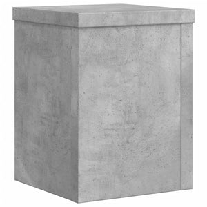 Betongraue Pflanzenständer, 2er-Set