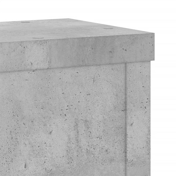 Betongraue Pflanzenständer, 2er-Set