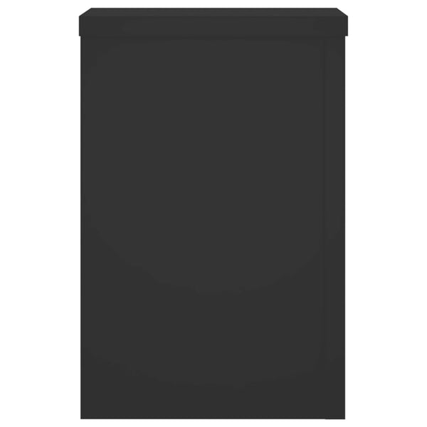 Pflanzenständer 2er Set Schwarz 20x20x30 cm