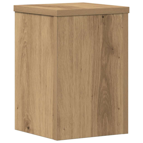 2er Set Pflanzenständer Artisan-Eiche 20x20x30 cm