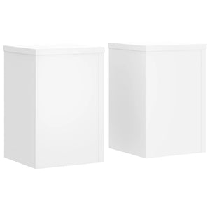 Pflanzenständer 2er Set Weiß 25x35 cm