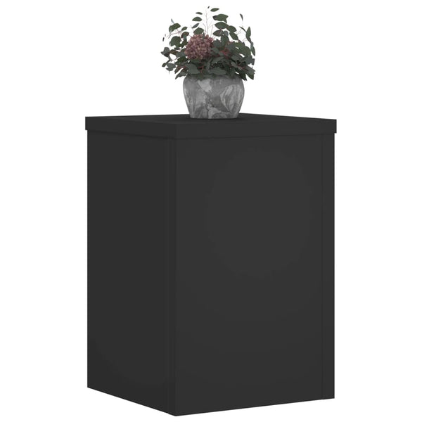 Pflanzenständer 2er Set Schwarz 25x35 cm