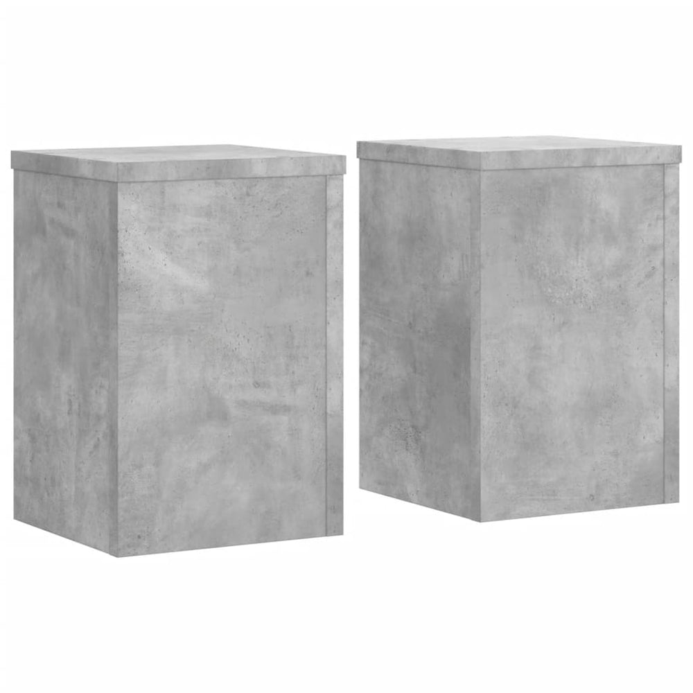 Pflanzenständer 2er Set Betongrau 25x35 cm