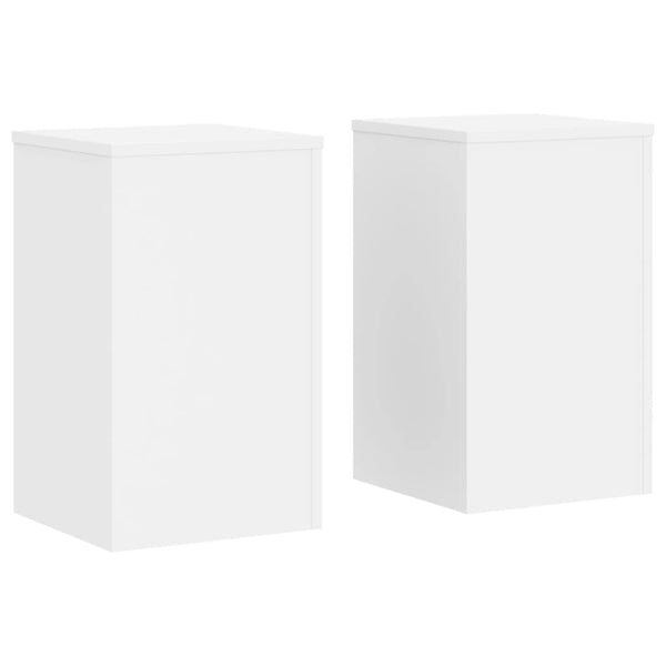 Pflanzenständer 2er Set Weiß 30x50 cm