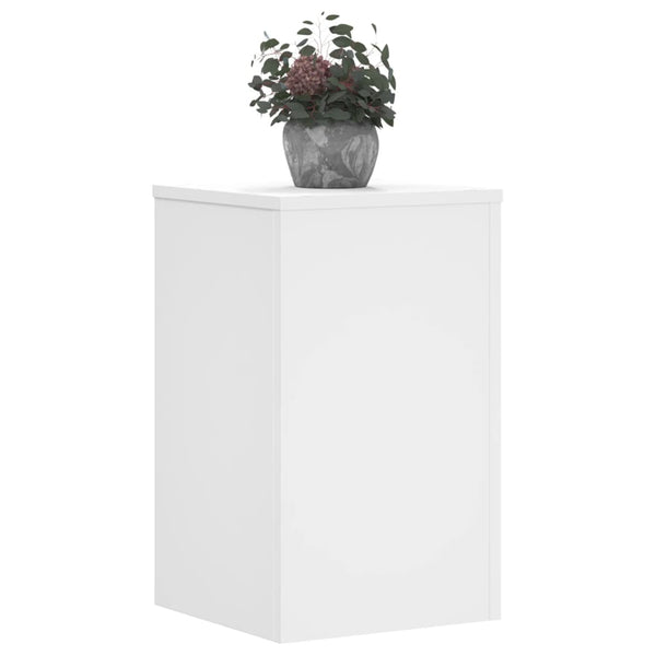 Pflanzenständer 2er Set Weiß 30x50 cm