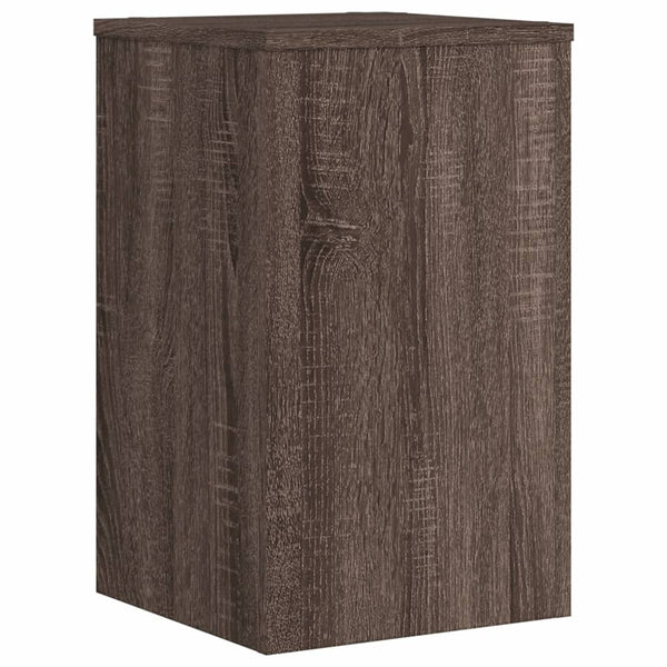 Pflanzenständer 2er Set Braun Eiche 50cm