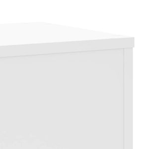 vidaXL Supports pour plantes 2 pcs Blanc 30x30x70 cm Bois d'ingénierie