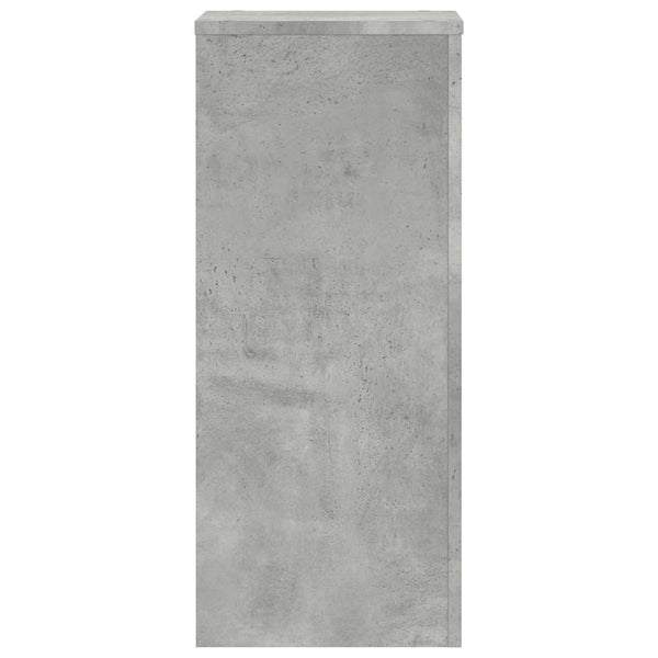 Pflanzenständer 2er Set Betongrau 30x30x70 cm