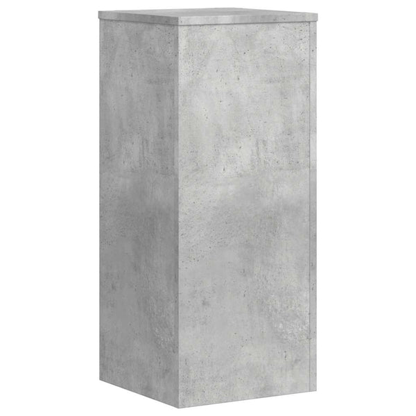 Pflanzenständer 2er Set Betongrau 30x30x70 cm