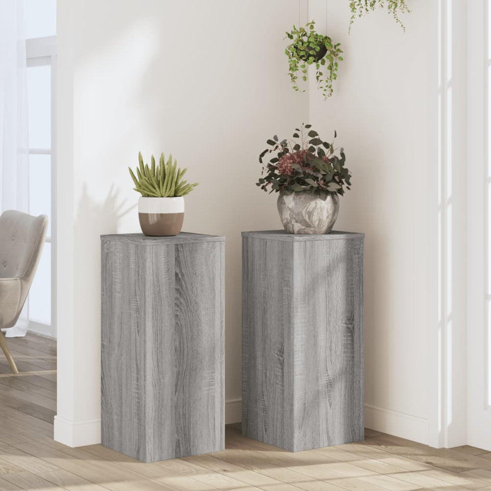 Pflanzenständer 2er Set Grau Sonoma 70cm