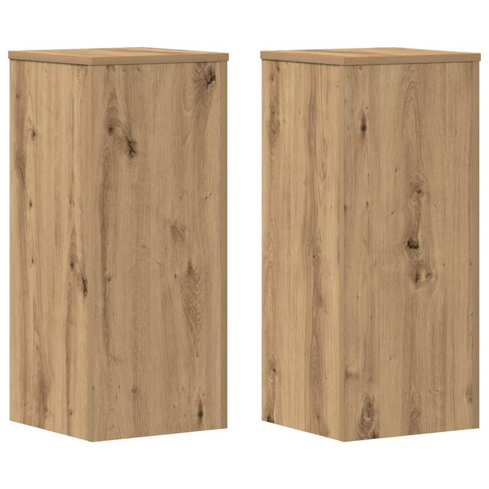 Pflanzenständer 2er Set Artisan Eiche 30x70 cm