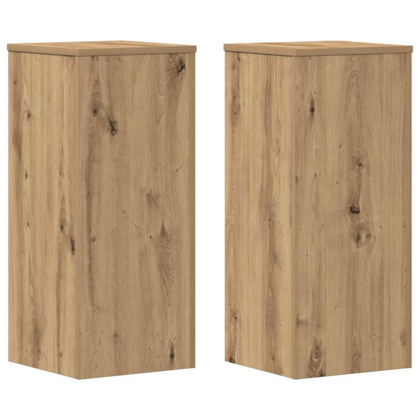 Pflanzenständer 2er Set Artisan Eiche 30x70 cm