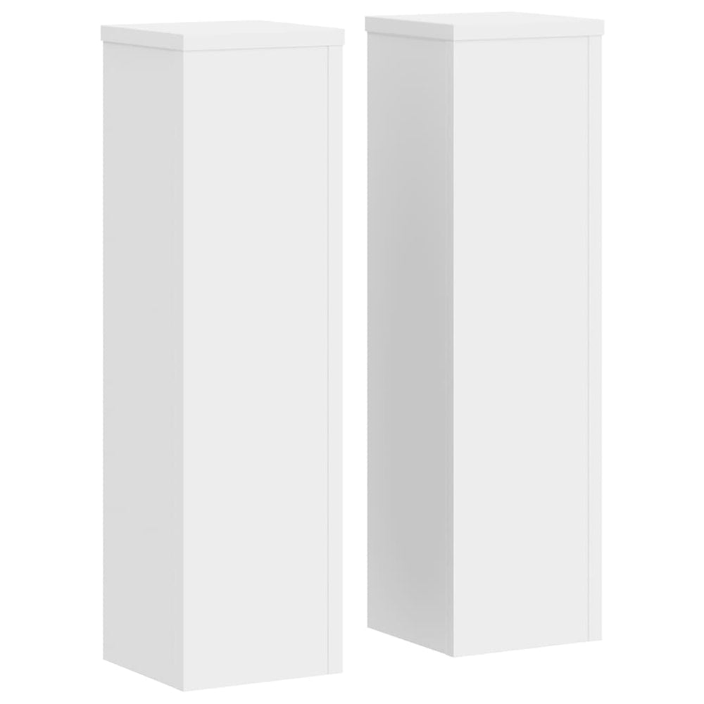 Pflanzenständer 2er Set Weiß 60cm