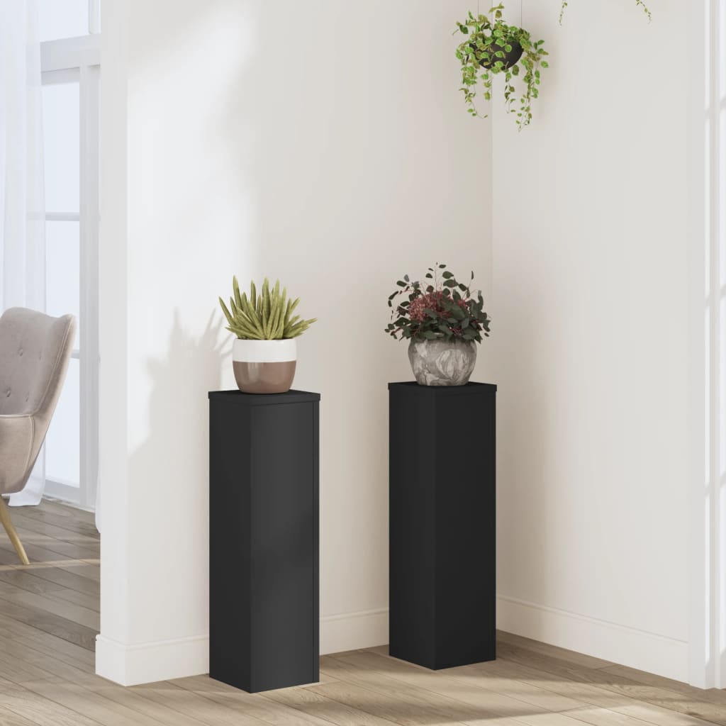 Pflanzenständer 2er Set Schwarz 60cm