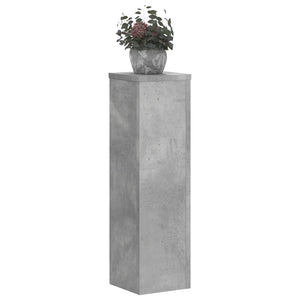 Betongraue Pflanzenständer, 2er-Set
