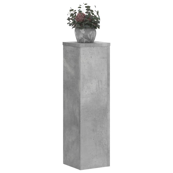 Betongraue Pflanzenständer, 2er-Set