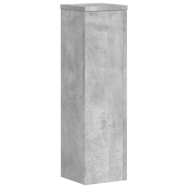 Betongraue Pflanzenständer, 2er-Set