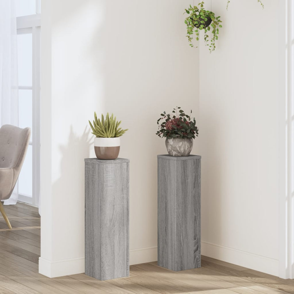 Pflanzenständer 2er Set Grau Sonoma 60cm