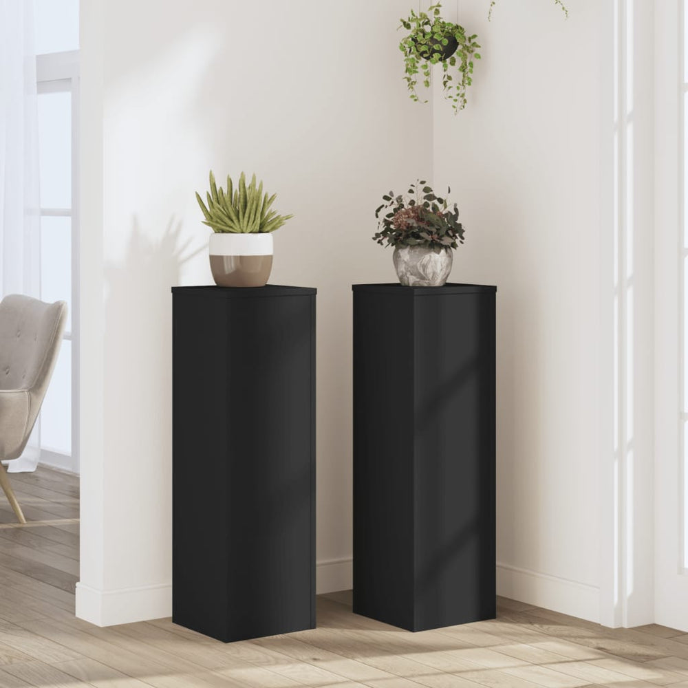 Pflanzenständer 2er Set Schwarz 80cm
