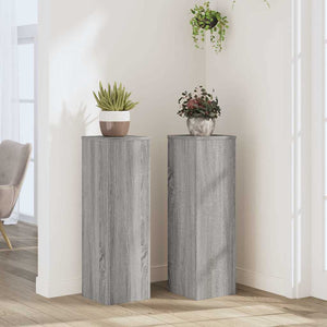 Pflanzenständer 2er Set Grau Sonoma 80cm