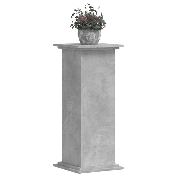 Betongrauer Pflanzenständer 33x33x80cm
