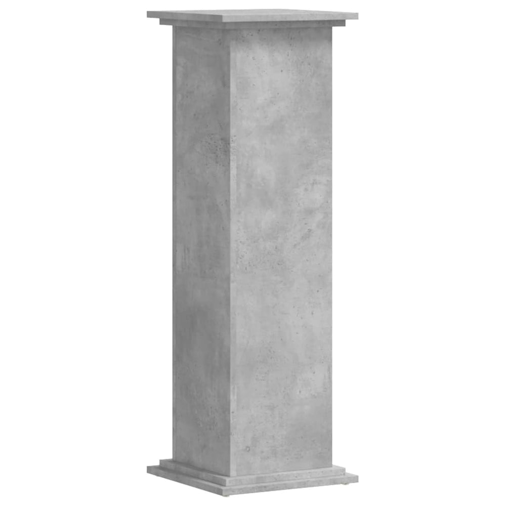 Betongrauer Pflanzenständer 33x33x100 cm