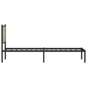 Metallbett 107x203 cm Sonoma Eiche