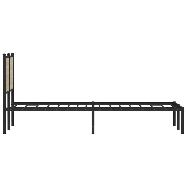 Metallbett 120x200 cm Sonoma Eiche