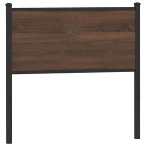 Ersatz-Kopfteil Braun Eiche 90 cm