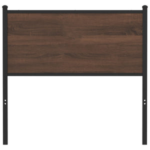 Ersatz-Kopfteil Braun Eiche 90 cm