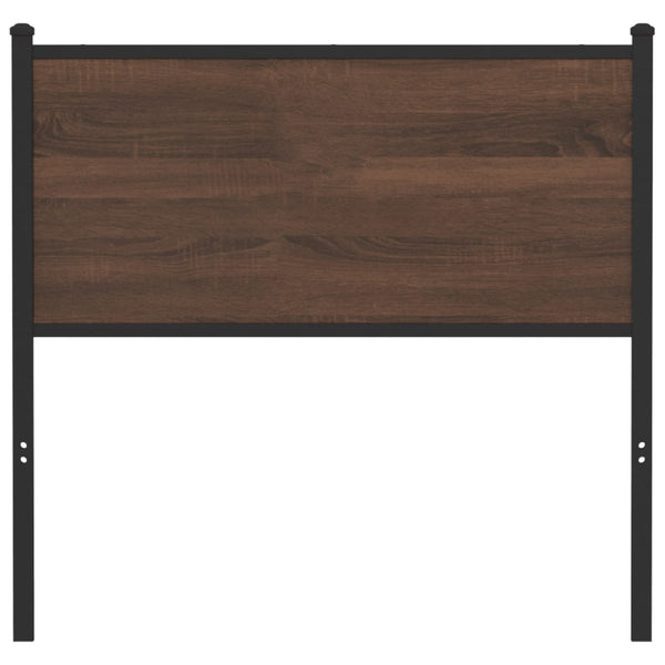Ersatz-Kopfteil Braun Eiche 90 cm