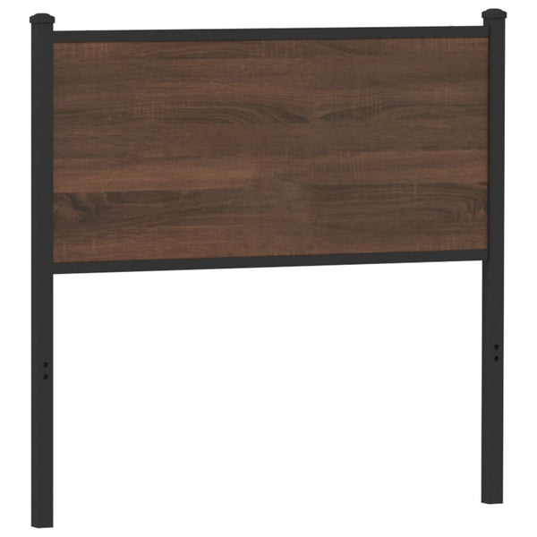 Ersatz-Kopfteil Braun Eiche 90 cm