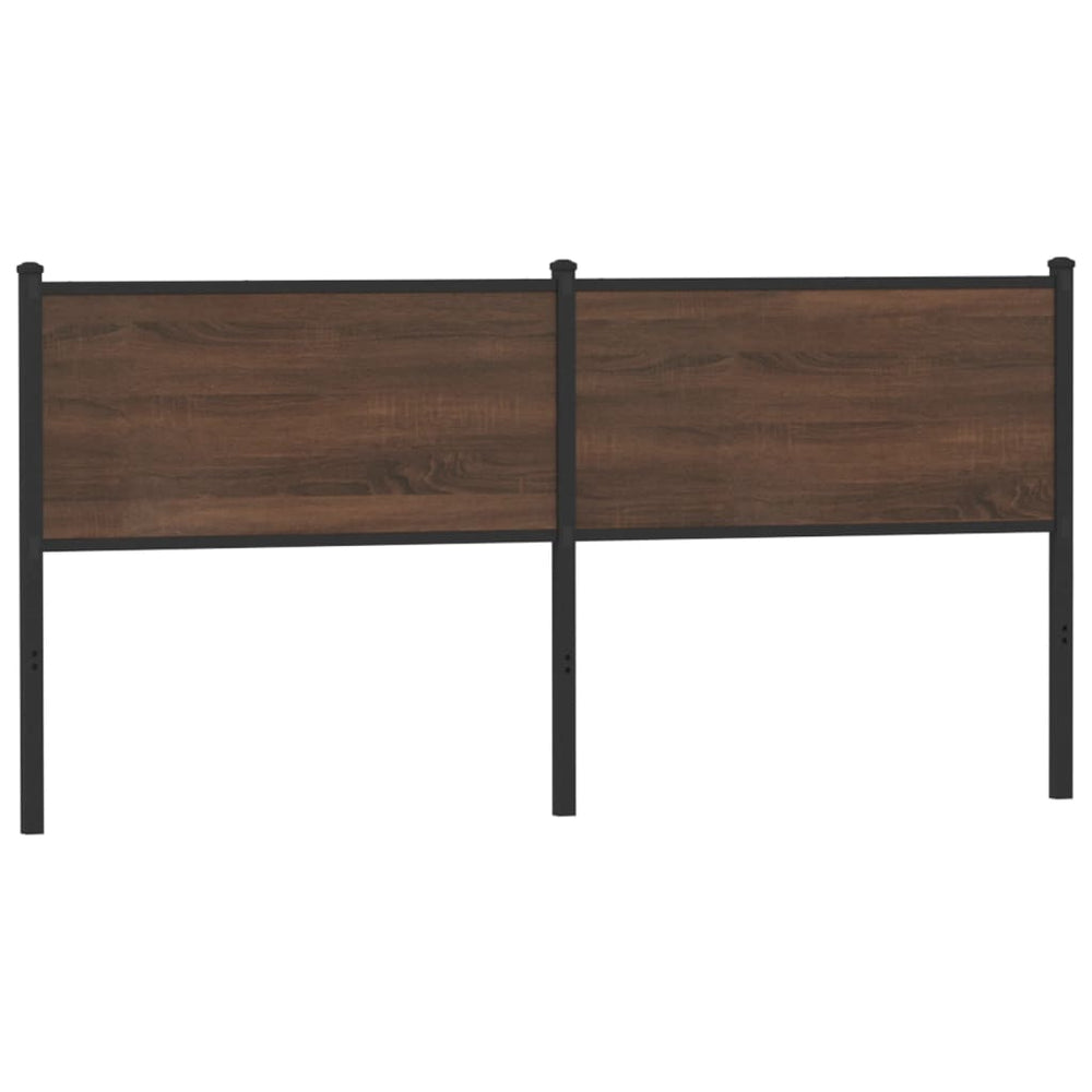Ersatz-Kopfteil Braun Eiche 160 cm