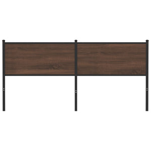 Ersatz-Kopfteil Braun Eiche 160 cm