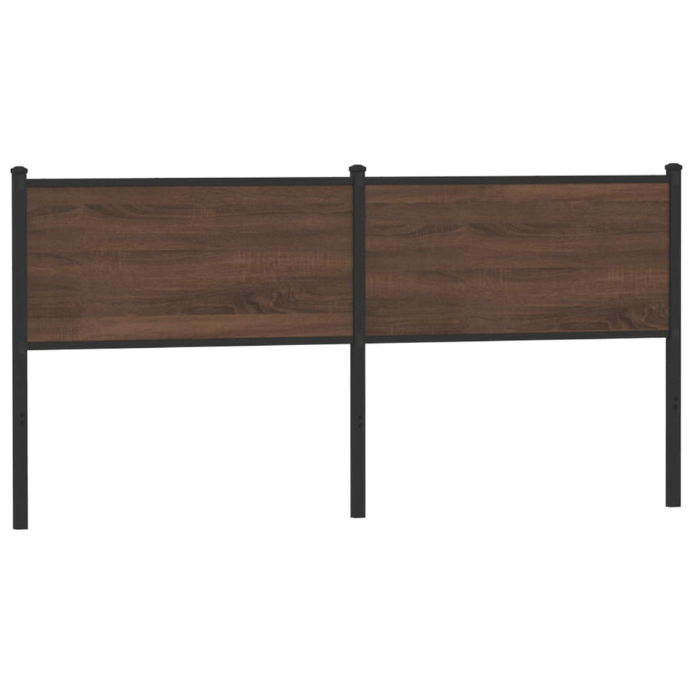 Ersatz-Kopfteil Braun Eiche 180 cm