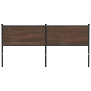 Ersatz-Kopfteil Braun Eiche 180 cm