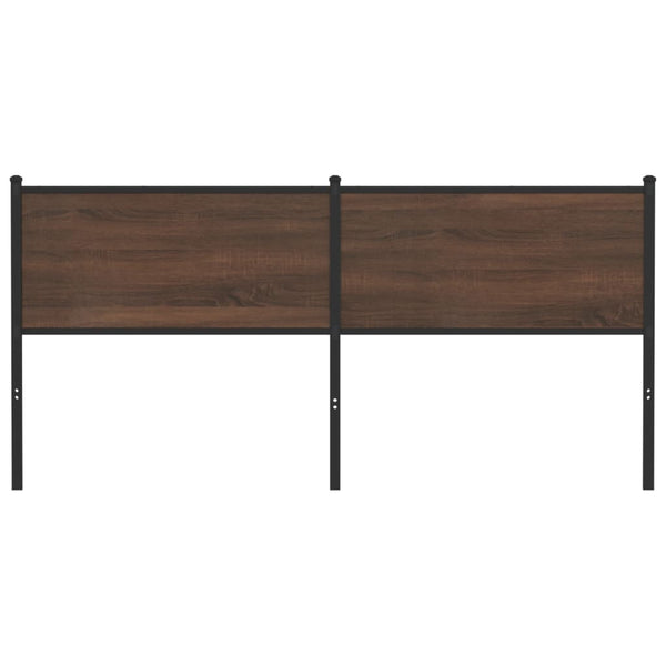 Ersatz-Kopfteil Braun Eiche 180 cm