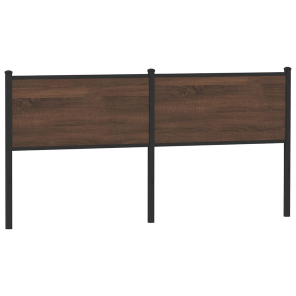 Ersatz-Kopfteil Braun Eiche 180 cm